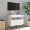 Pensile TV con luci LED bianco 60x30x40 cm Anteprima dell’immagine prodotto 5