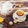 Orion | Tazza con piattino - 260 Ml - Colorata - Manico Anteprima dell’immagine prodotto 2