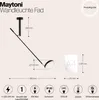 Maytoni lampa ścienna Fad czarny MOD070WL-L6B3K Podgląd zdjęcia produktu 2