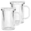 Vilde | Bicchieri in vetro 2 pz. 330 ml - con coperchio - Anteprima dell’immagine prodotto 3