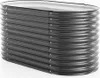 Hochbeet Stahl Oval S 160 x 80 x 80 Anthrazit Produktbild-Vorschau 4