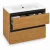 Waschtischunterschrank 60 cm mit Waschbecken 2 Schubladen Produktbild-Vorschau 15