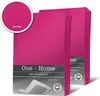 Two pink magenta fitted sheets are shown side-by-side, with a close-up inset showing the fabric texture labeled 'Jersey'. Produktbild-Vorschau