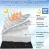Tevlaphee Sonnenschutz Auto Frontscheibe, Windschutzscheibe Produktbild-Vorschau 2
