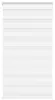Store double vidaXL blanc 90 x 150 cm, largeur du tissu Voir les images du produit 8