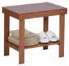 Pouf da bagno Relaxdays in bambù, con ripiano, A x L x P: Anteprima dell’immagine prodotto 6