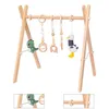 Holz Baby Spielbogen – Baby-Gym aus Kiefernholz mit 5 Produktbild-Vorschau 8