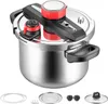 SucceBuy Schnellkochtopf 6 L, Edelstahl-Dampfkochtopf mit Produktbild-Vorschau 1