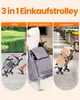 Einkaufstrolley klappbar mit Kühlfach 55 L – Shopping Produktbild-Vorschau 5