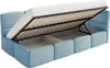 Selsey Cloudy – Kinderbett 90x200, Rausfallschutz, Kopfteil Produktbild-Vorschau 4