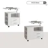 Comodino camera da letto Vicco Bora Bianco 80 x 88 cm con Anteprima dell’immagine prodotto 8