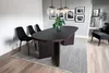 Esstisch 204 x 90 cm Holz Walnuss-Optik gerade Kante oval Produktbild-Vorschau 2