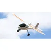 A remote-controlled airplane flying in the sky. Produktbild-Vorschau