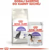 A bag of Royal Canin dry cat food and a pouch of Royal Canin wet cat food are displayed side-by-side on a white background. Náhled obrázku produktu