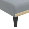 vidaXL Chaise Longue Light Grey Fabric Náhled obrázku produktu 7