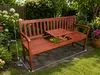 Gartenbank mit Tisch aus Akazienholz Produktbild-Vorschau 1