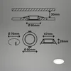 Set di 3 faretti da incasso LED 230V LED faretti da incasso Anteprima dell’immagine prodotto 4