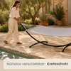 Doppel Hängematte mit Gestell 200x120 cm Garten Hängeliege Produktbild-Vorschau 8