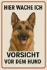 Blechschild AstraDesign 20x30 cm „Deutscher Schäferhund Produktbild-Vorschau 1
