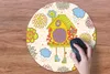MuchoWow® Mauspad Mousepad Kuckucksuhr - Muster - Pilz - Produktbild-Vorschau 3