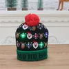 Weihnachtsmütze mit LED-Beleuchtung Blinkmodi Strickmütze Produktbild-Vorschau 2