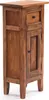 A wooden cabinet with a drawer and a door, shown from a side angle. Produktbild-Vorschau
