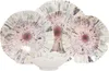 A set of dinnerware with a floral-like pattern. Produktbild-Vorschau