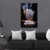 Wandbild Leinwandbild Motivation No Risk Kunstdruck XXL Produktbild-Vorschau 2