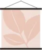 MuchoWow® Textilposter Sommer - Blätter - Rosa - Pastell Produktbild-Vorschau 1