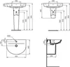 IS Waschtisch Connect Air Arc, 1 Hl., m.Ül., 600x460x160mm, Produktbild-Vorschau 4