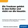 Exquisit Wärmepumpentrockner TWP5803-030 weiss | 8 kg Produktbild-Vorschau 7