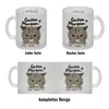 Morgenmuffel Katze Glas Tasse mit Spruch Guten Morgen - Produktbild-Vorschau 4