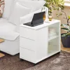 SoBuy Couchtisch FBT141-W von vorne im skandinavischen Ambiente Voir les images du produit