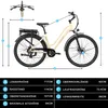 Maxtron E-Bike Cityrad Urban 7, 27,5-Zoll-Reifen, Shimano Produktbild-Vorschau 13