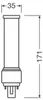 Ledvance DULUX D26 EM V 9W 840 G24D-3 LED 1100 lm 4000K Produktbild-Vorschau 3