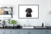 MuchoWow® MuchoWow® Gerahmtes Poster Hund - Schwarz - Produktbild-Vorschau 4