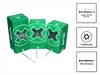 Three green boxes of screws are displayed with individual screws in front of them. To the right are three inset images showing details about the screws. Anteprima dell’immagine prodotto
