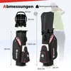 Borsa da golf COSTWAY, borsa da golf leggera con copertura Anteprima dell’immagine prodotto 3