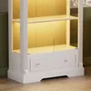 Vitrine de 180 cm de hauteur, avec portes en verre trempé, Voir les images du produit 14