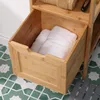 Szafka łazienkowa Kleankin z 2 szufladami, półkami, szafką Podgląd zdjęcia produktu 4