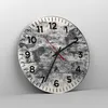 Wanduhr - Rund - Glasuhr - Schwarz Hintergrund Farbe - Produktbild-Vorschau 4