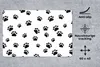 MuchoWow® Schreibtischunterlage Muster - Katze - Pfoten - Produktbild-Vorschau 3