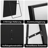 Specchio a figura intera UnboxG, 164x54 cm, nero, specchio Anteprima dell’immagine prodotto 9