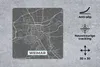 MuchoWow® Mauspad Mousepad Blau - Deutschland - Karte - Produktbild-Vorschau 2