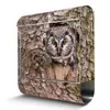 A mailbox designed to look like a tree trunk with an owl peeking out of a hole. Podgląd zdjęcia produktu