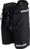A black pair of Bauer hockey pants shown from the side. Náhled obrázku produktu