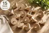 15 Naturholz Kreisel aus unbehandeltem Holz. Ideal zum Spielen, Basteln und Bemalen für Kinder und E Produktbild-Vorschau