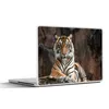 MuchoWow® Laptop Aufkleber Sticker Cover Tiger - Felsen - Produktbild-Vorschau 1