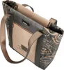 A close-up view of an open tote bag, showing its interior and exterior details. Voir les images du produit