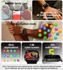 Collage of images showcasing smartwatch features like remote family care, Bluetooth calls, AI voice assistant, multi-locomotion mode, rich applications, color screen, and battery life. Náhled obrázku produktu